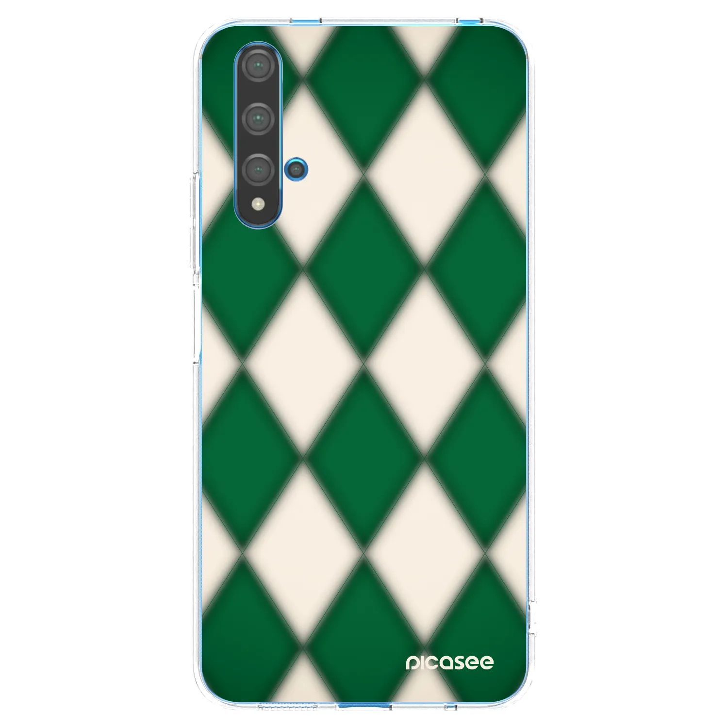 Picasee silikónový prehľadný obal pre Huawei Nova 5T - Emerald Diamond