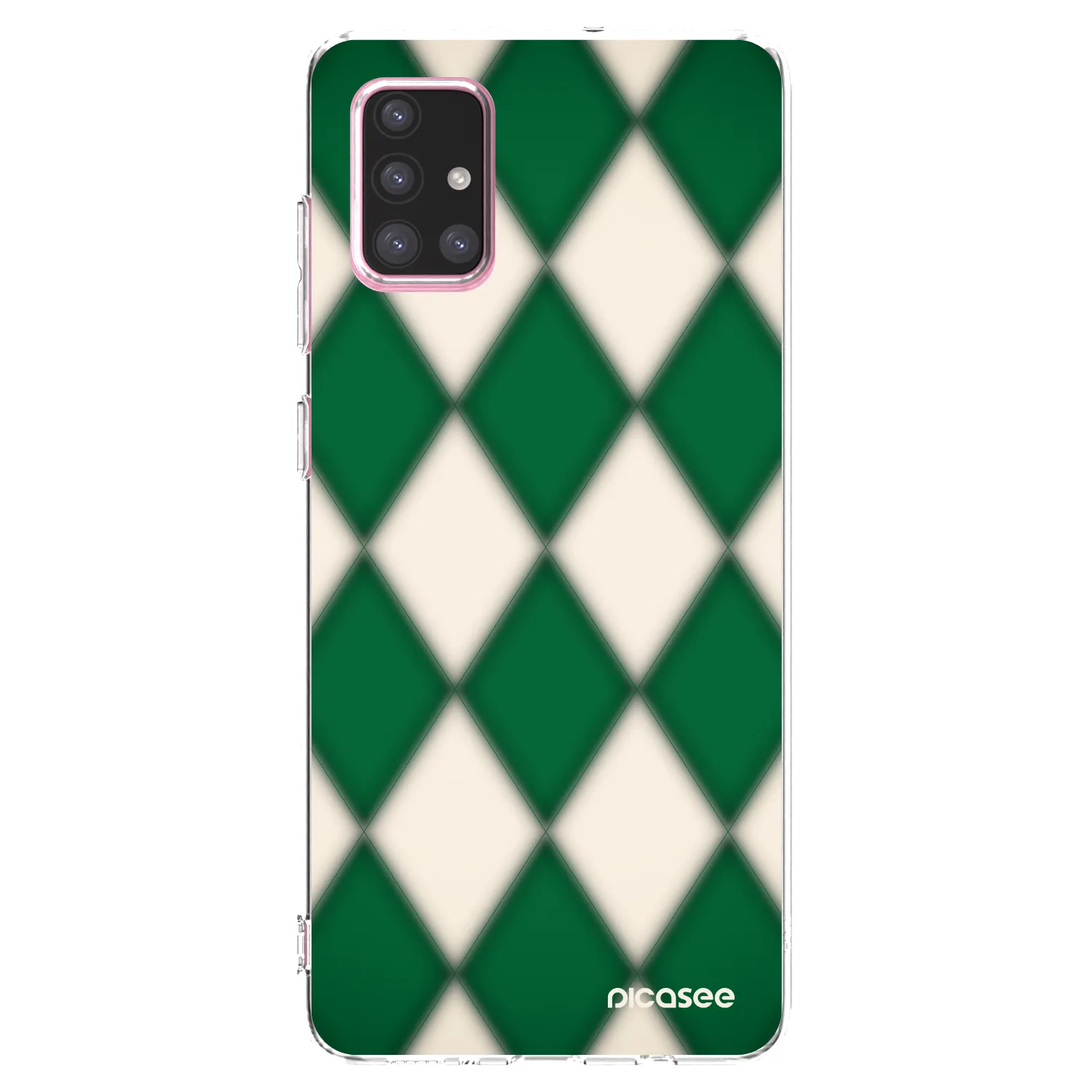 Picasee silikónový prehľadný obal pre Samsung Galaxy A71 A715F - Emerald Diamond