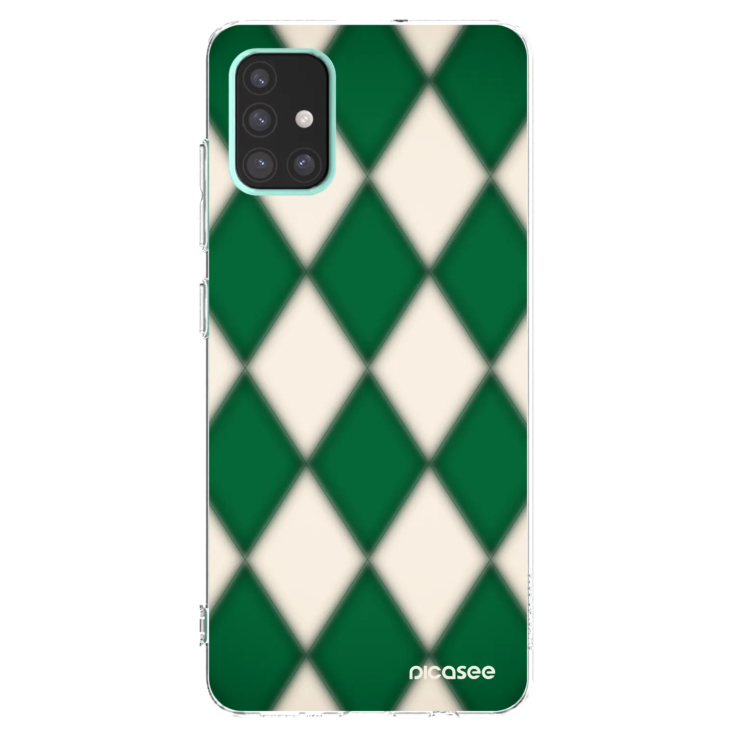 Picasee silikónový prehľadný obal pre Samsung Galaxy A51 A515F - Emerald Diamond