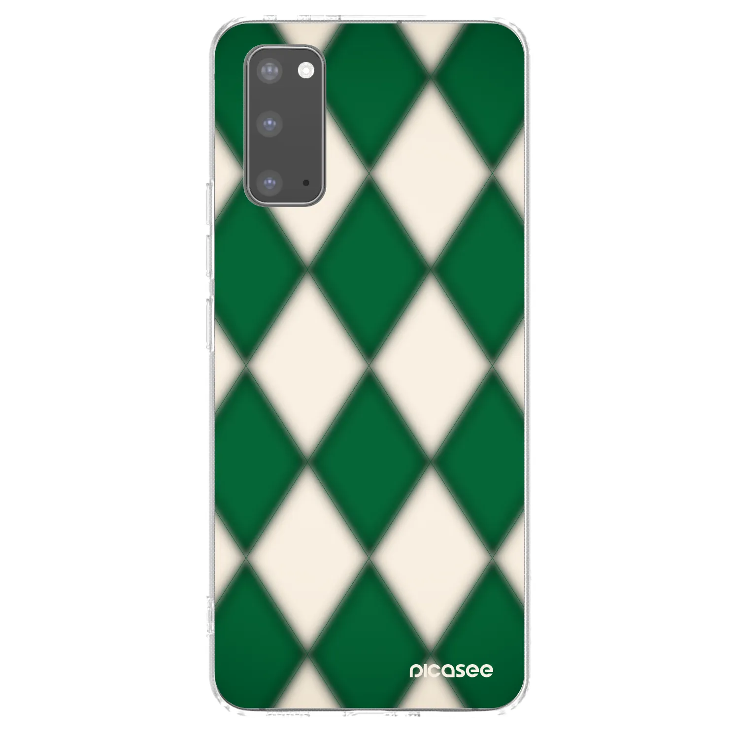 Picasee silikónový prehľadný obal pre Samsung Galaxy S20 G980F - Emerald Diamond
