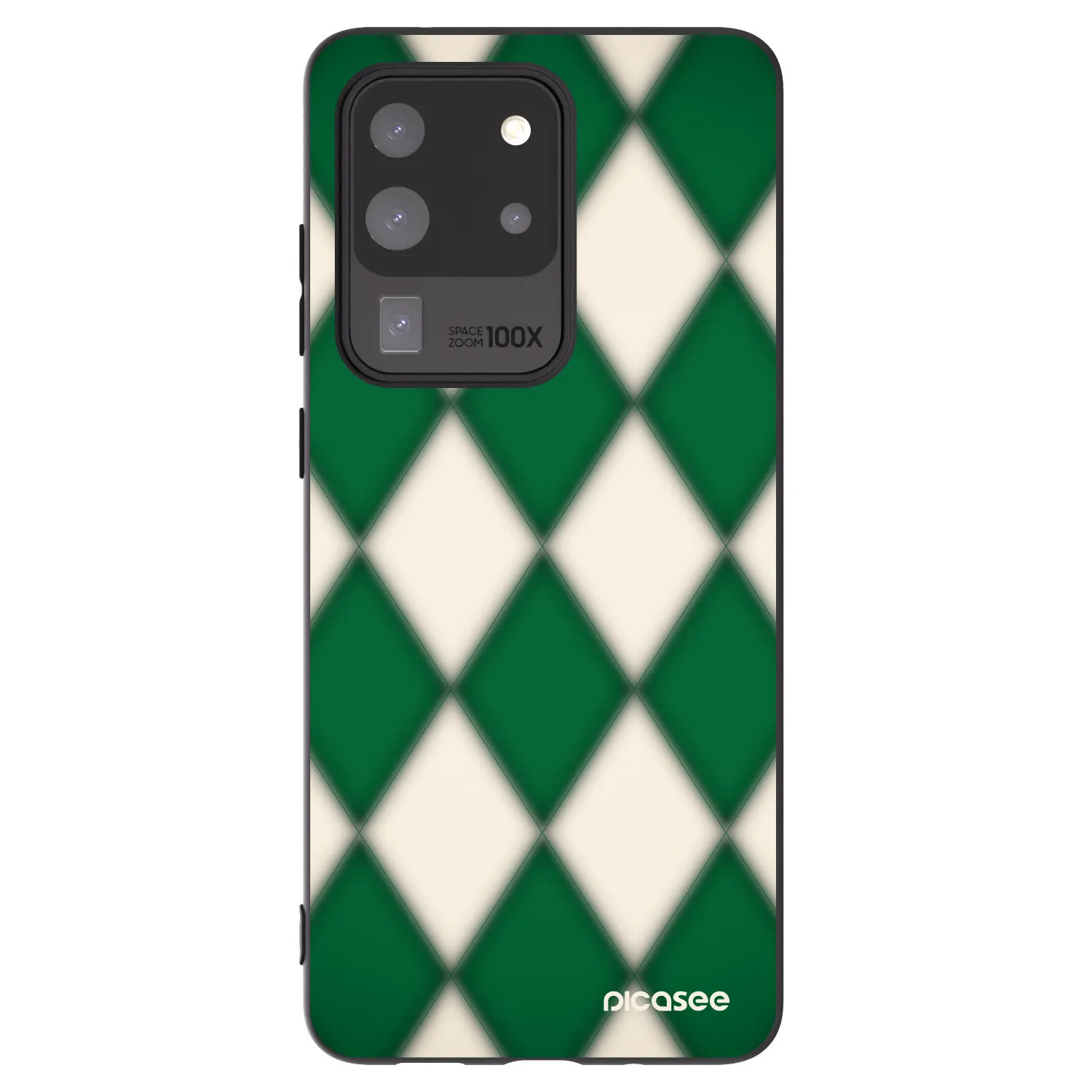 Picasee silikónový čierny obal pre Samsung Galaxy S20 Ultra 5G G988F - Emerald Diamond