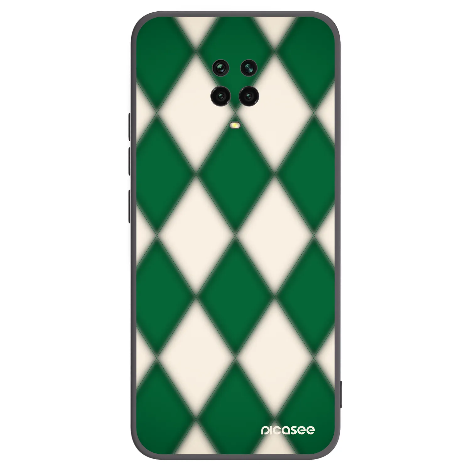 Picasee silikónový čierny obal pre Xiaomi Redmi Note 9 Pro - Emerald Diamond