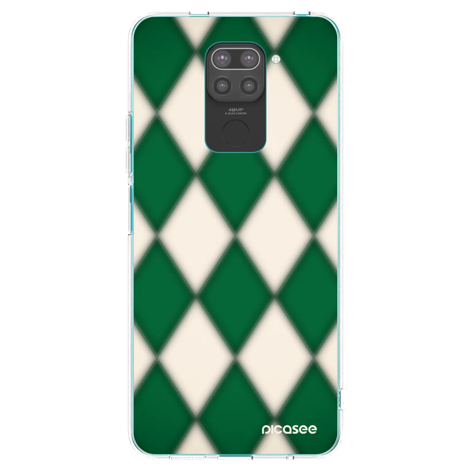 Picasee silikónový čierny obal pre Xiaomi Redmi Note 9 - Emerald Diamond