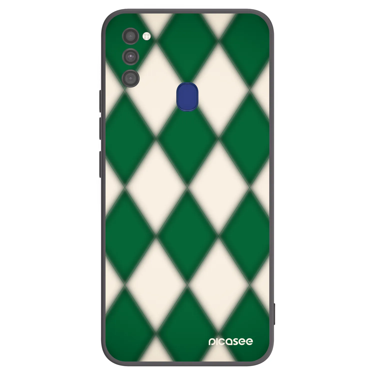 Picasee silikónový čierny obal pre Samsung Galaxy M21 M215F - Emerald Diamond