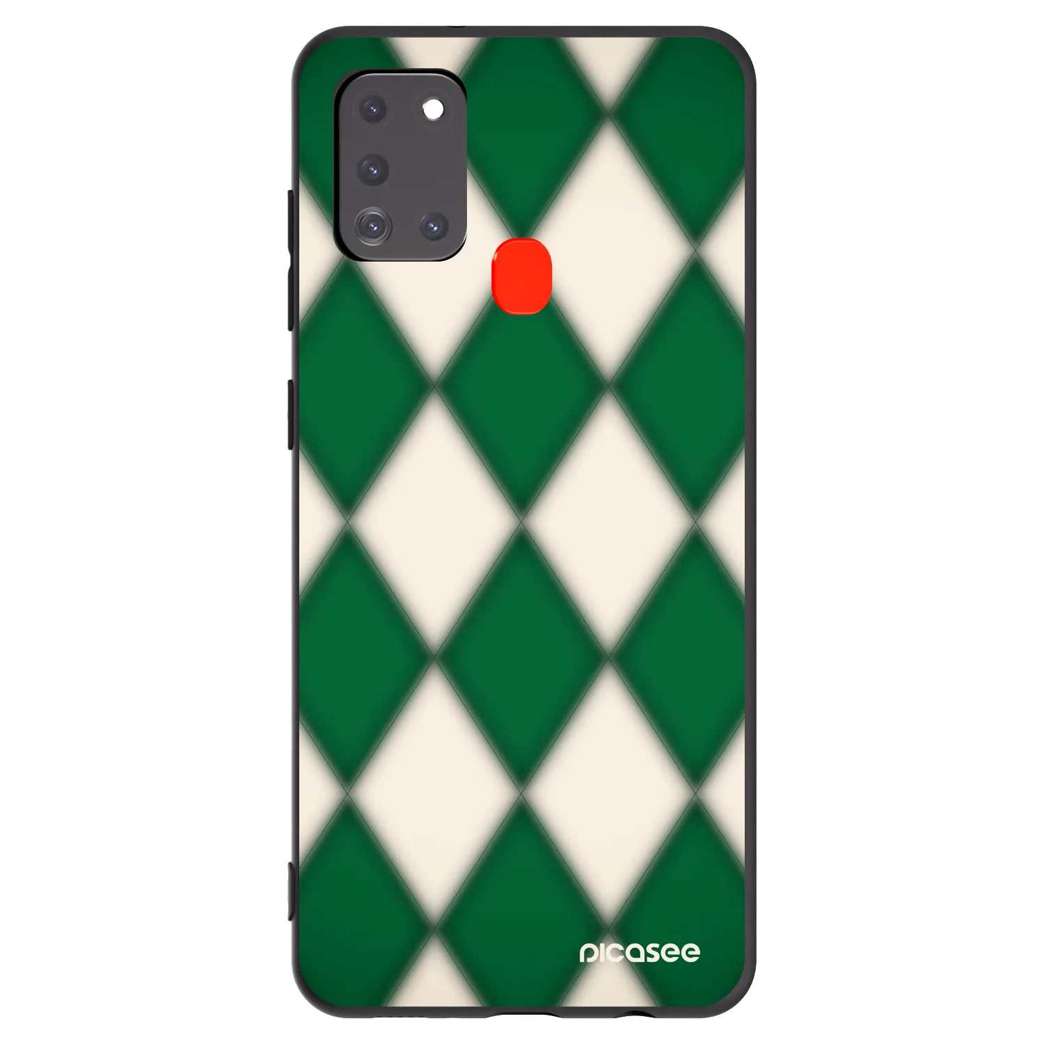 Picasee silikónový čierny obal pre Samsung Galaxy A21s - Emerald Diamond
