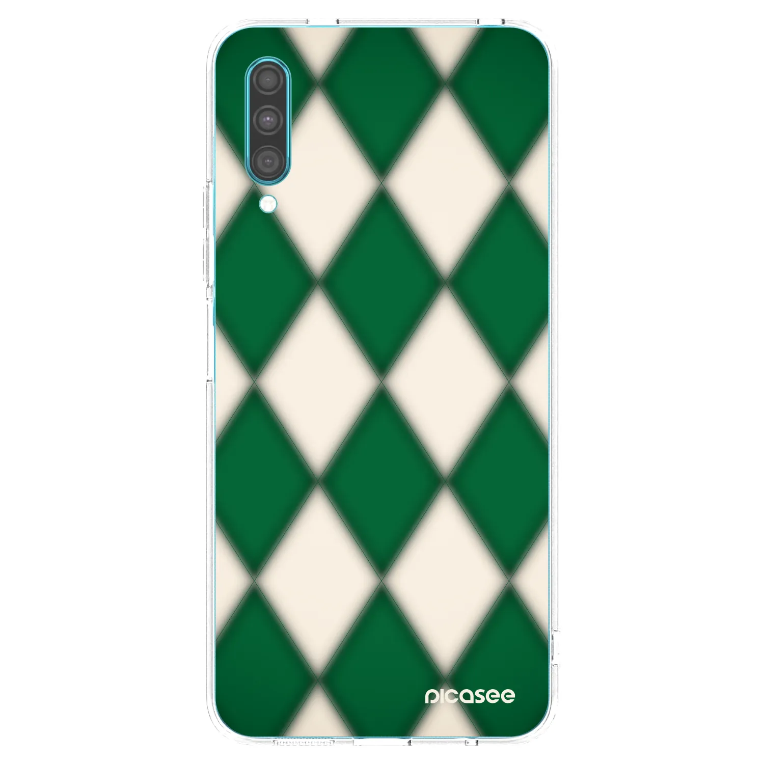 Picasee silikónový prehľadný obal pre Samsung Galaxy A30s A307F - Emerald Diamond