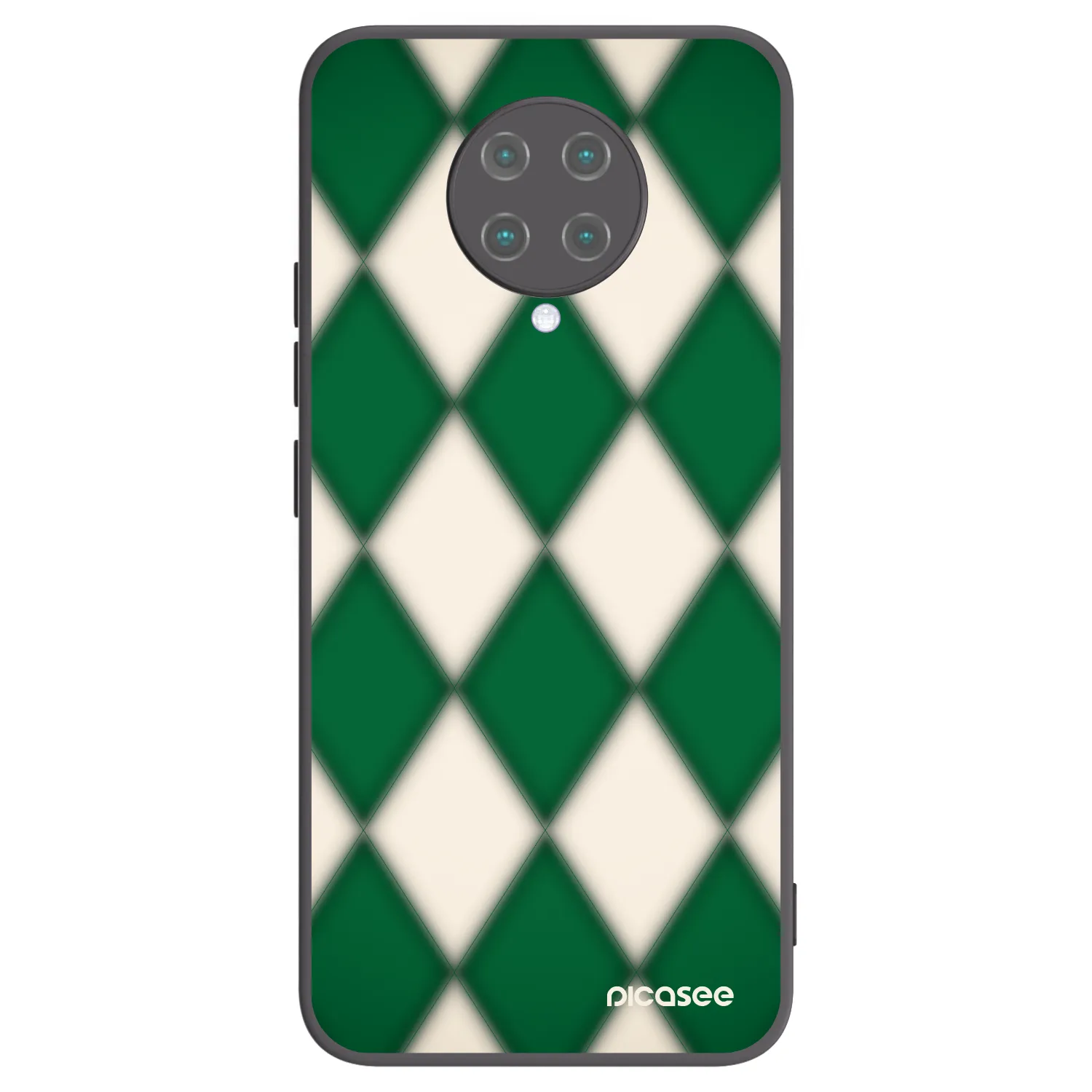 Picasee silikónový čierny obal pre Xiaomi Poco F2 Pro - Emerald Diamond