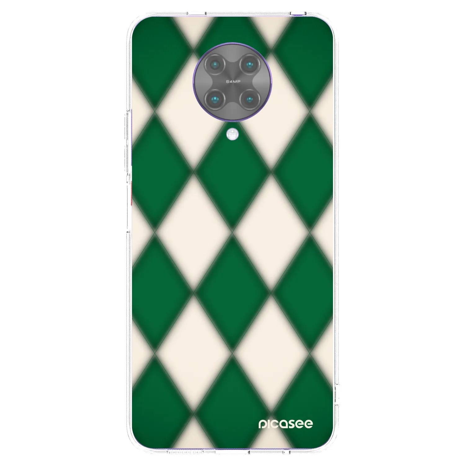 Picasee silikónový prehľadný obal pre Xiaomi Poco F2 Pro - Emerald Diamond