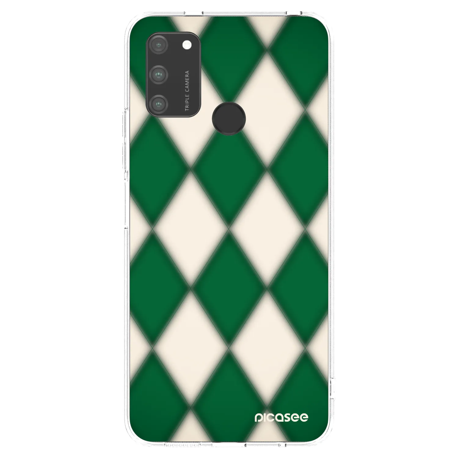 Picasee silikónový prehľadný obal pre Honor 9A - Emerald Diamond