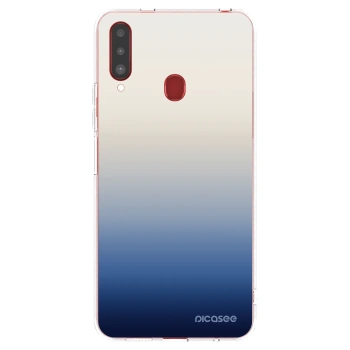 Picasee silikónový prehľadný obal pre Samsung Galaxy A20s - Gravity Fade