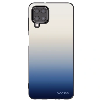 Picasee silikónový čierny obal pre Samsung Galaxy A12 A125F - Gravity Fade