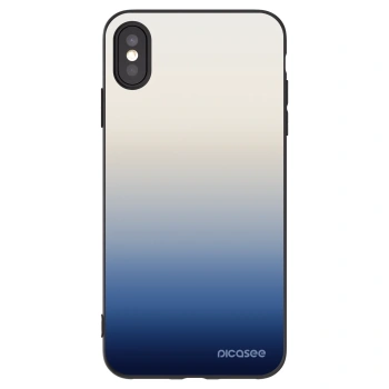 Picasee silikónový čierny obal pre Apple iPhone XS Max - Gravity Fade