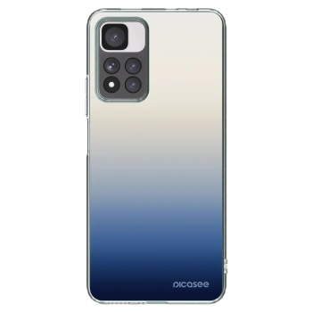 Picasee silikónový prehľadný obal pre Xiaomi Redmi Note 11 Pro+ 5G - Gravity Fade