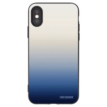 Picasee silikónový čierny obal pre Apple iPhone X/XS - Gravity Fade