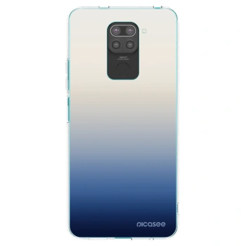 Picasee silikónový čierny obal pre Xiaomi Redmi Note 9 - Gravity Fade