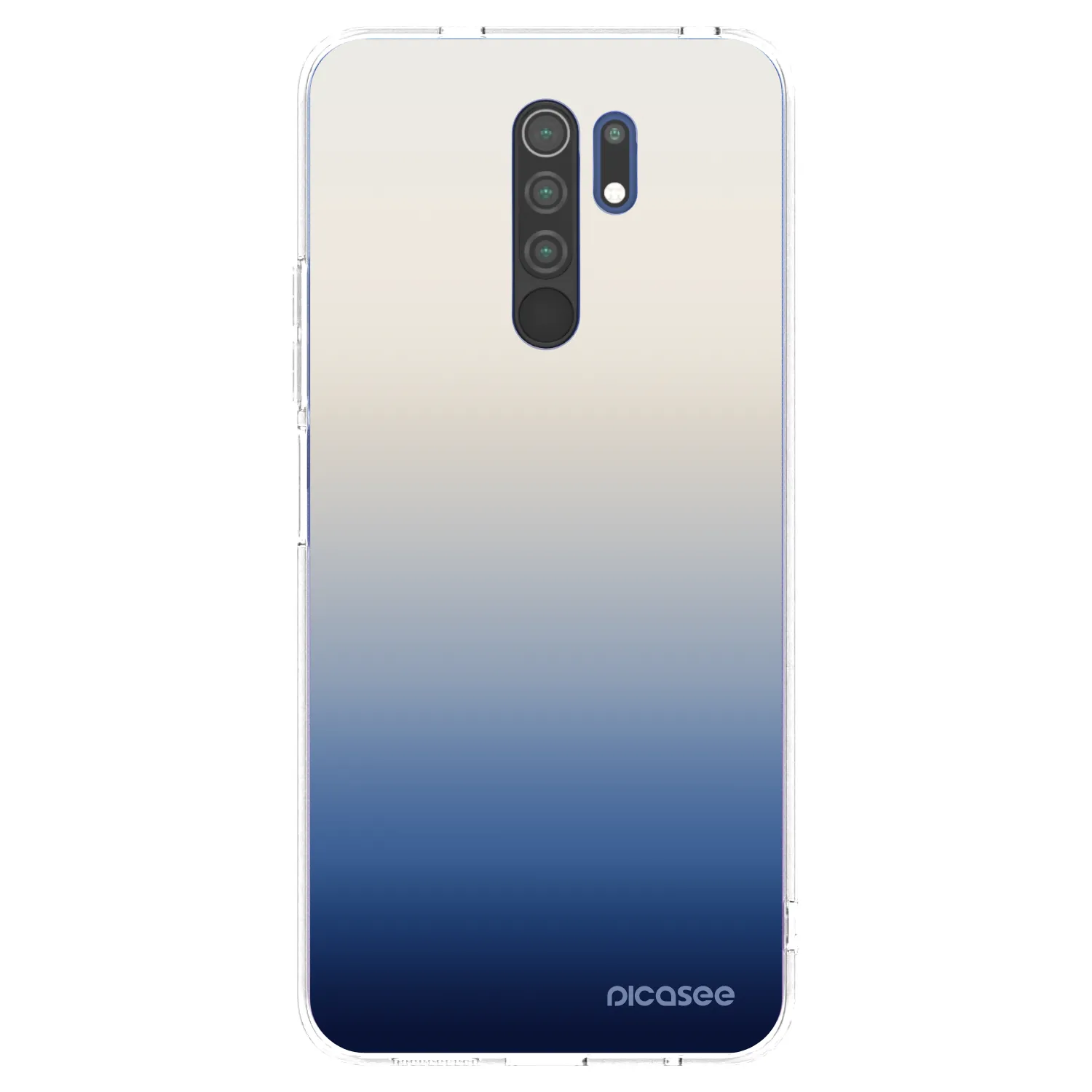 Picasee silikónový prehľadný obal pre Xiaomi Redmi 9 - Gravity Fade