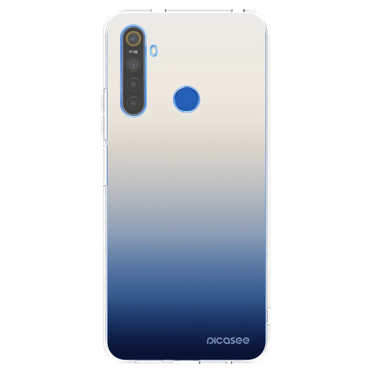 Picasee silikónový prehľadný obal pre Realme 5 - Gravity Fade