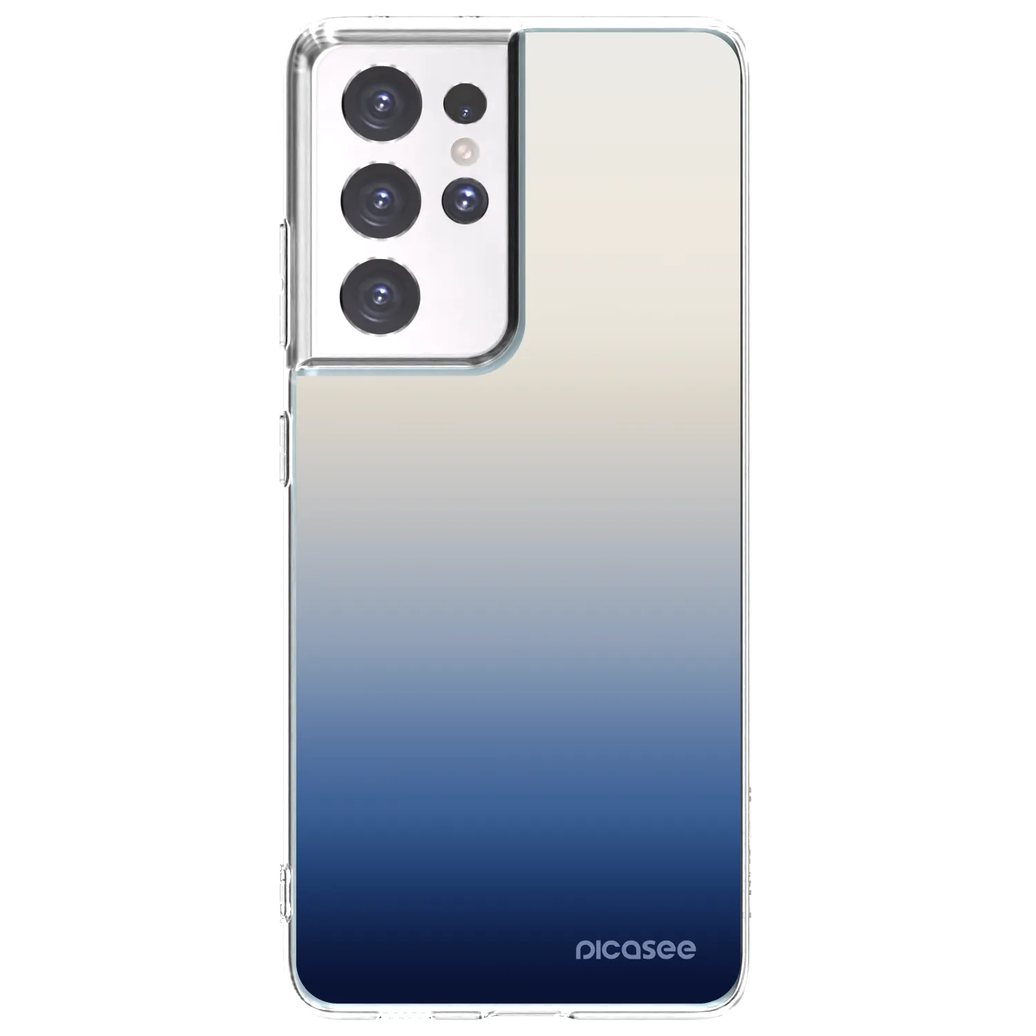 Picasee silikónový prehľadný obal pre Samsung Galaxy S21 Ultra 5G G998B - Gravity Fade