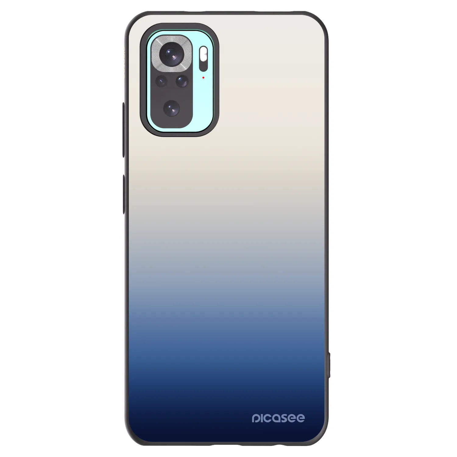 Picasee silikónový čierny obal pre Xiaomi Redmi Note 10 Pro - Gravity Fade