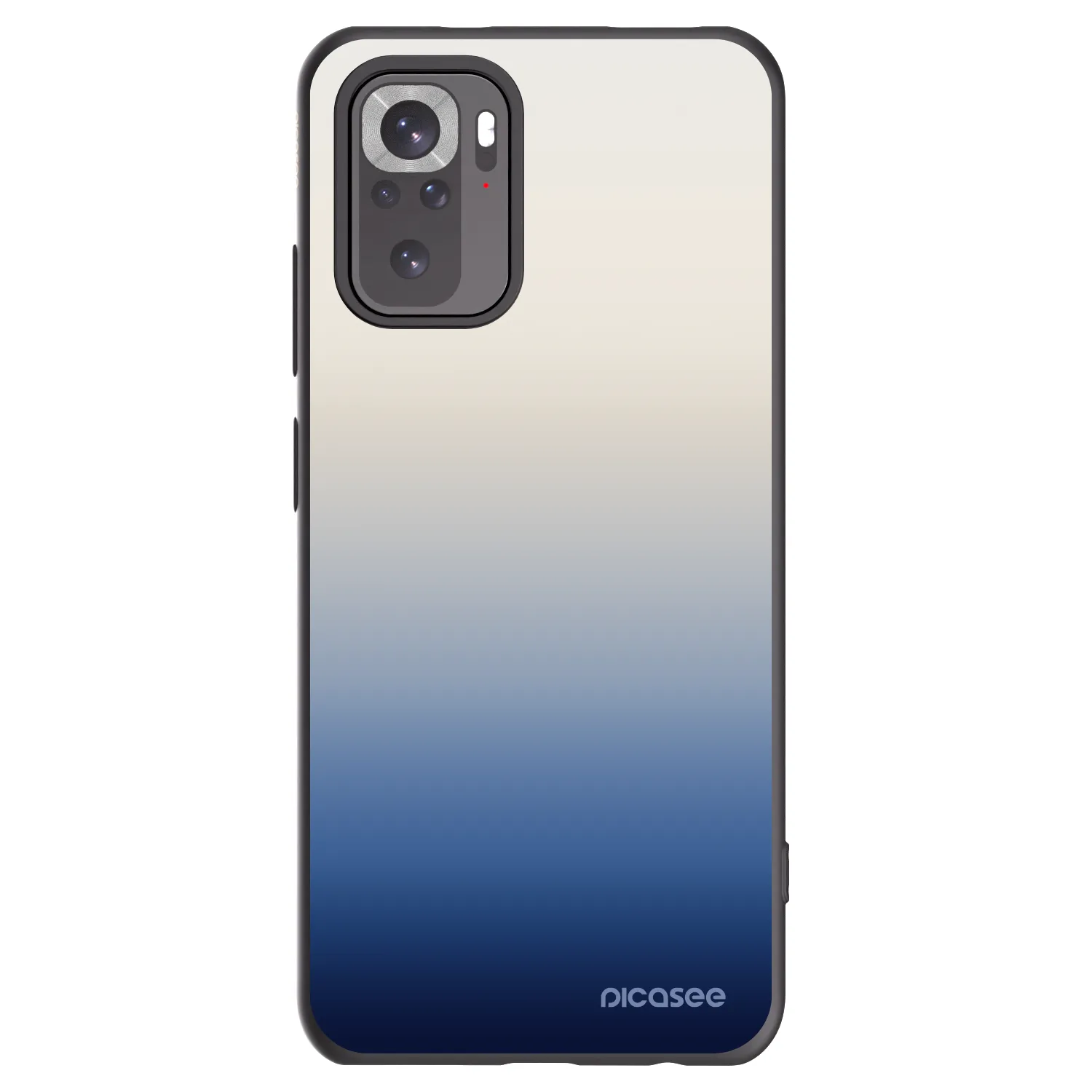 Picasee silikónový čierny obal pre Xiaomi Redmi Note 10S - Gravity Fade