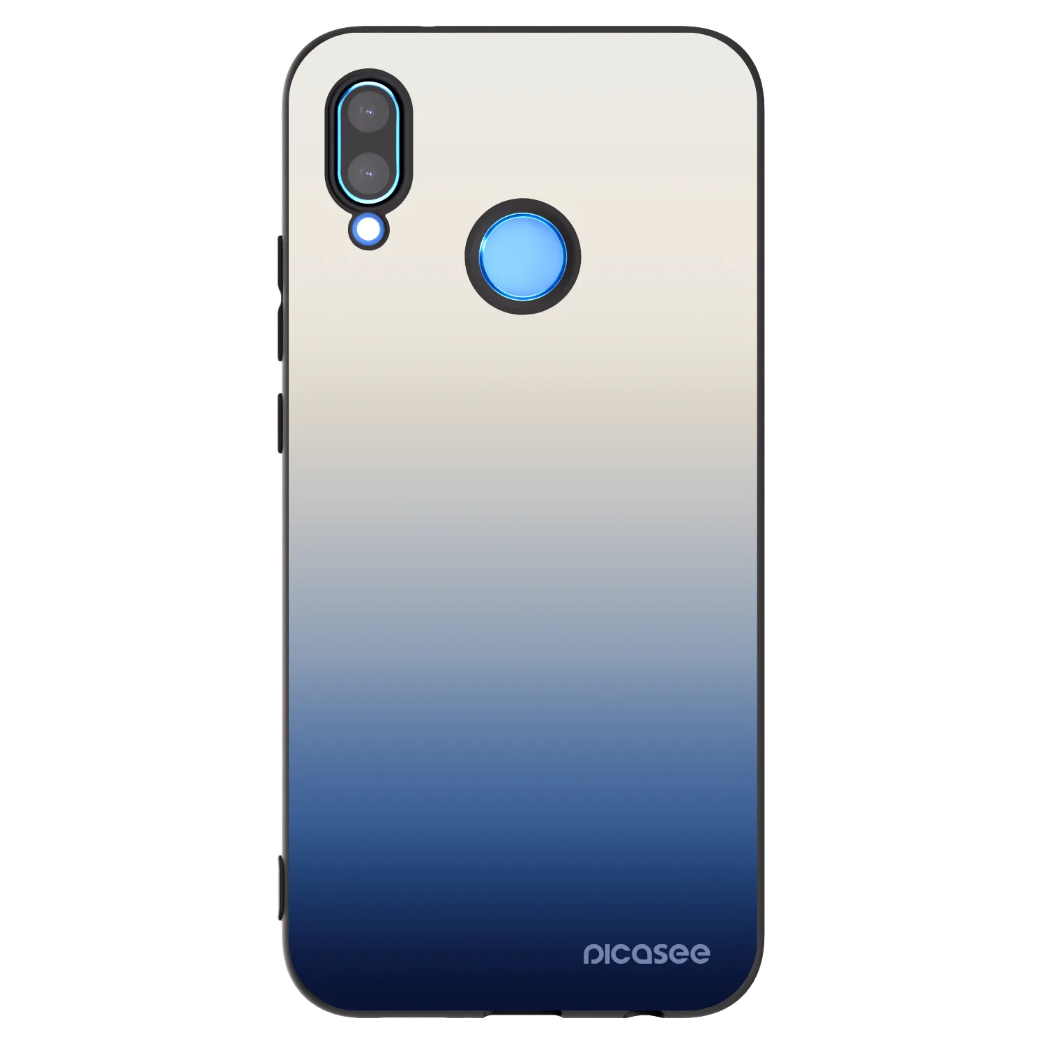Picasee silikónový čierny obal pre Huawei P20 Lite - Gravity Fade