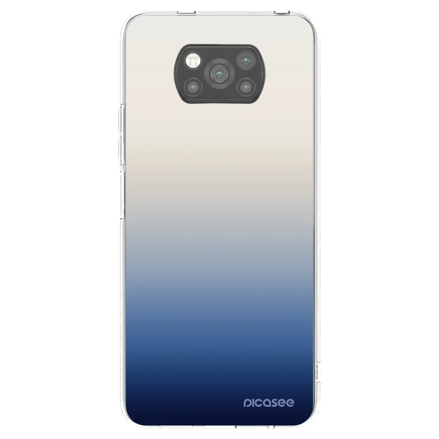 Picasee silikónový čierny obal pre Xiaomi Poco X3 Pro - Gravity Fade