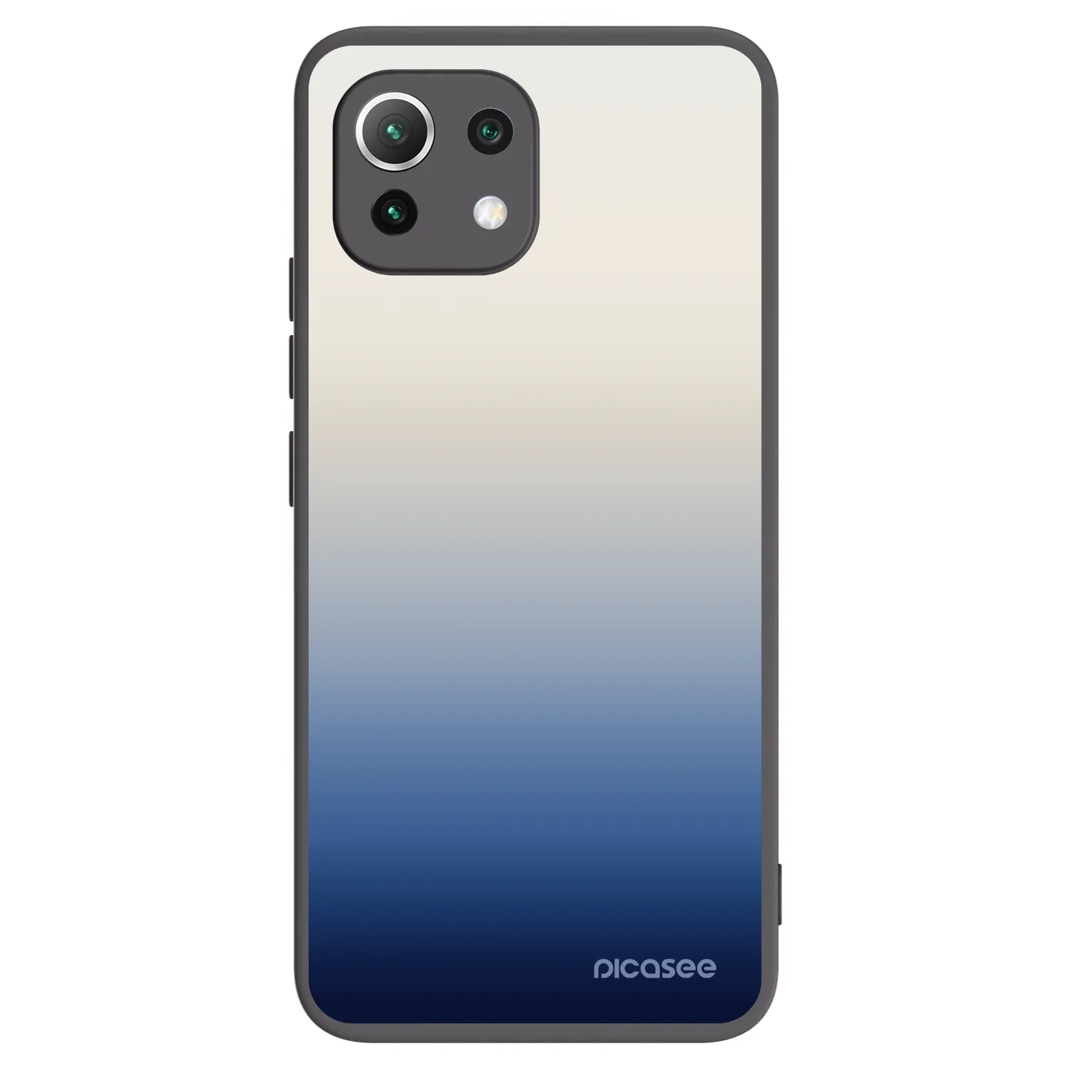 Picasee silikónový čierny obal pre Xiaomi Mi 11 Lite - Gravity Fade