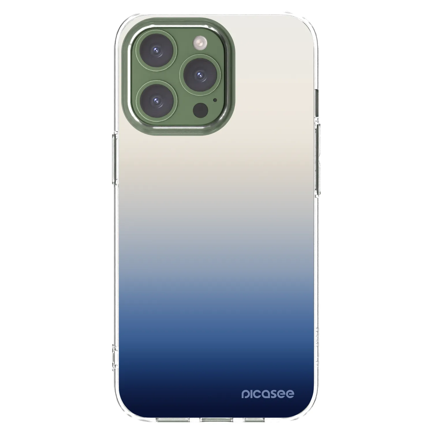 Picasee silikónový prehľadný obal pre Apple iPhone 13 Pro - Gravity Fade