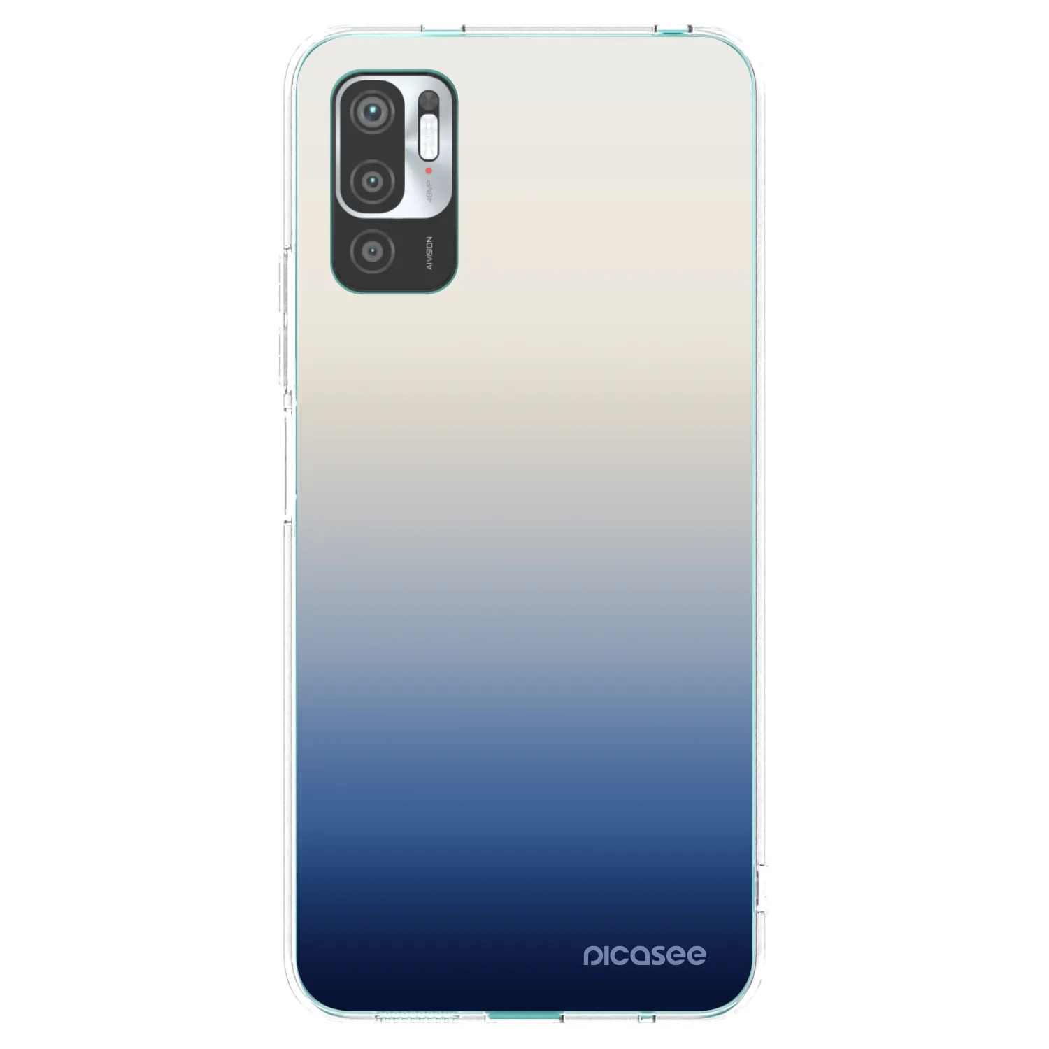 Picasee silikónový prehľadný obal pre Xiaomi Redmi Note 10 5G - Gravity Fade