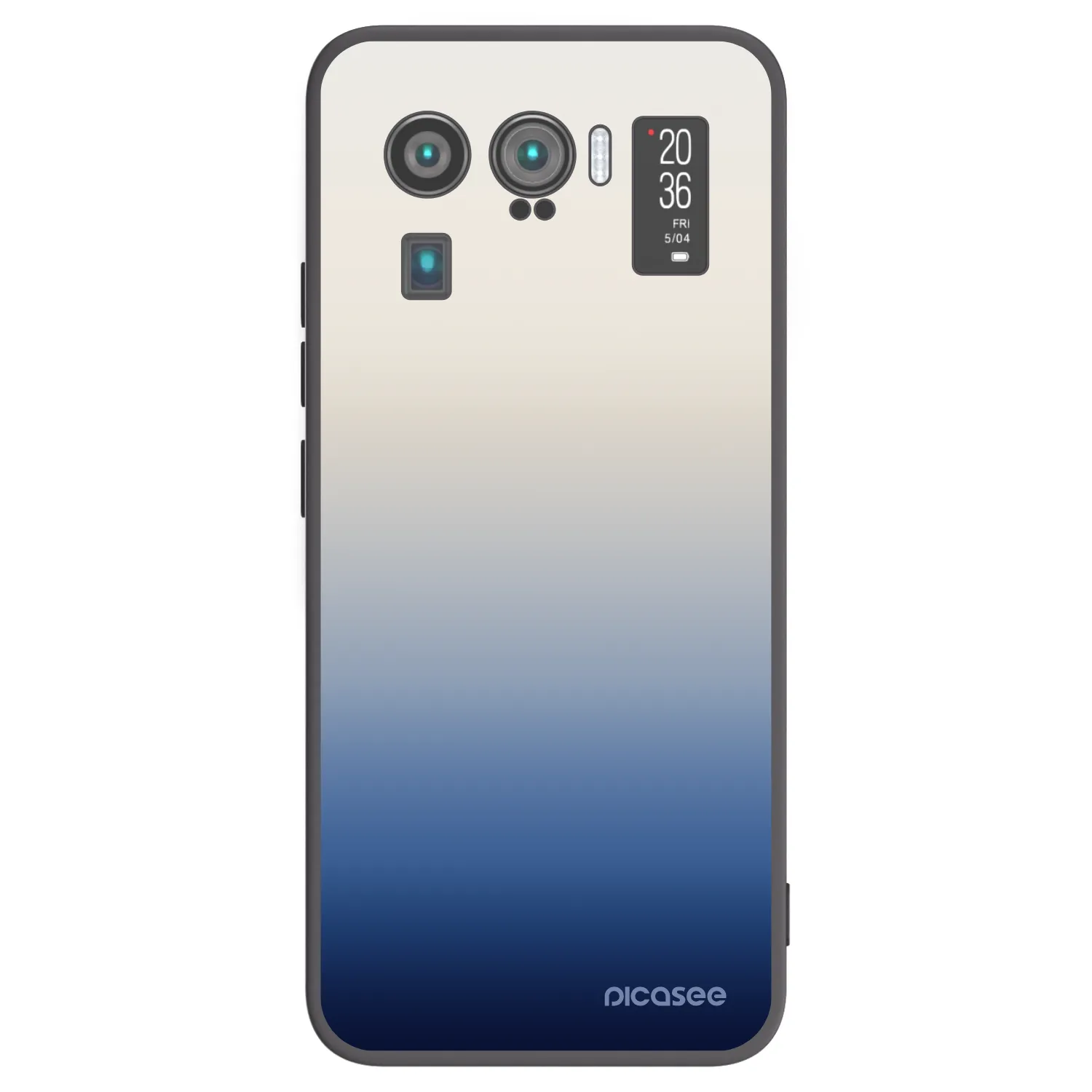 Picasee silikónový čierny obal pre Xiaomi Mi 11 Ultra - Gravity Fade