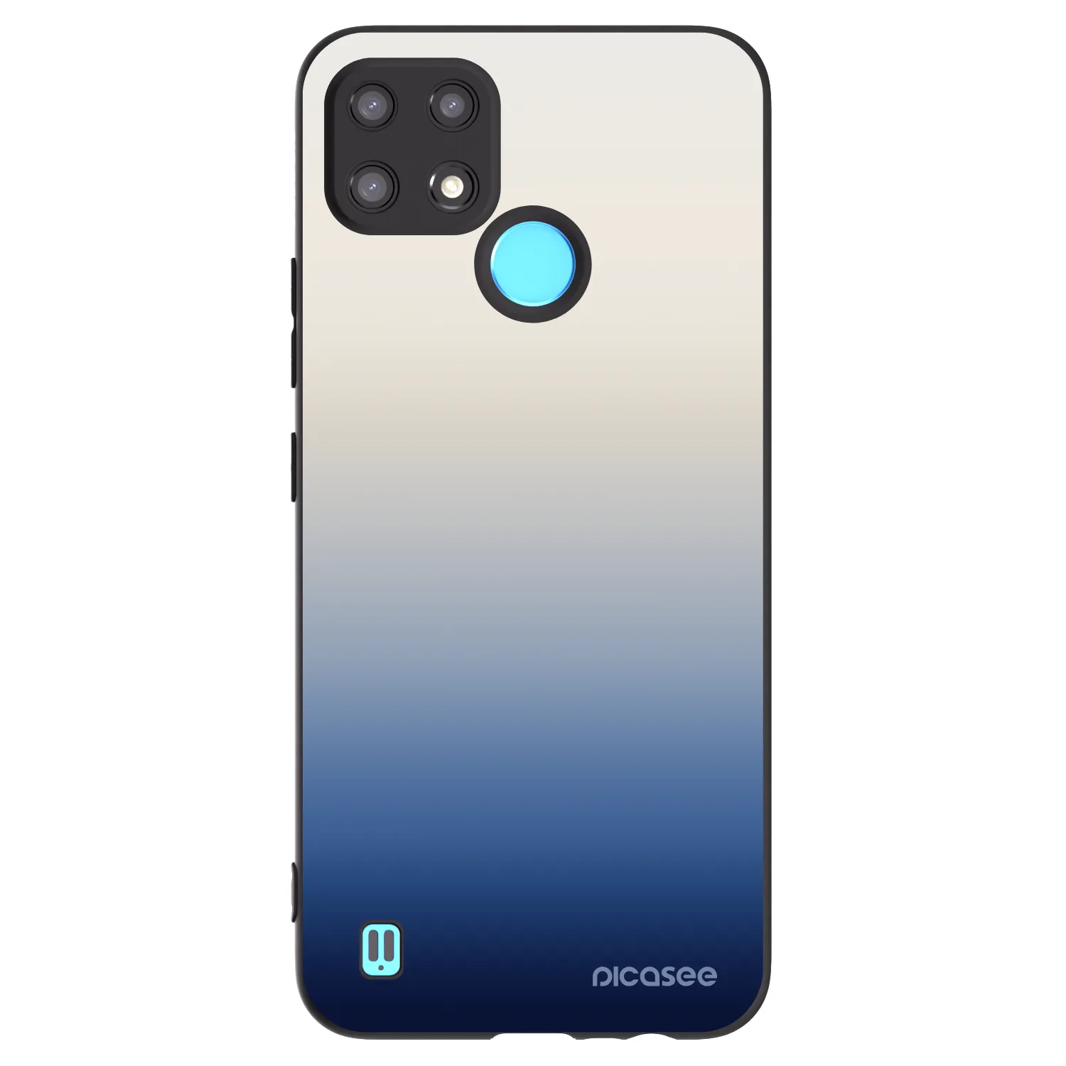 Picasee silikónový čierny obal pre Realme C21 - Gravity Fade