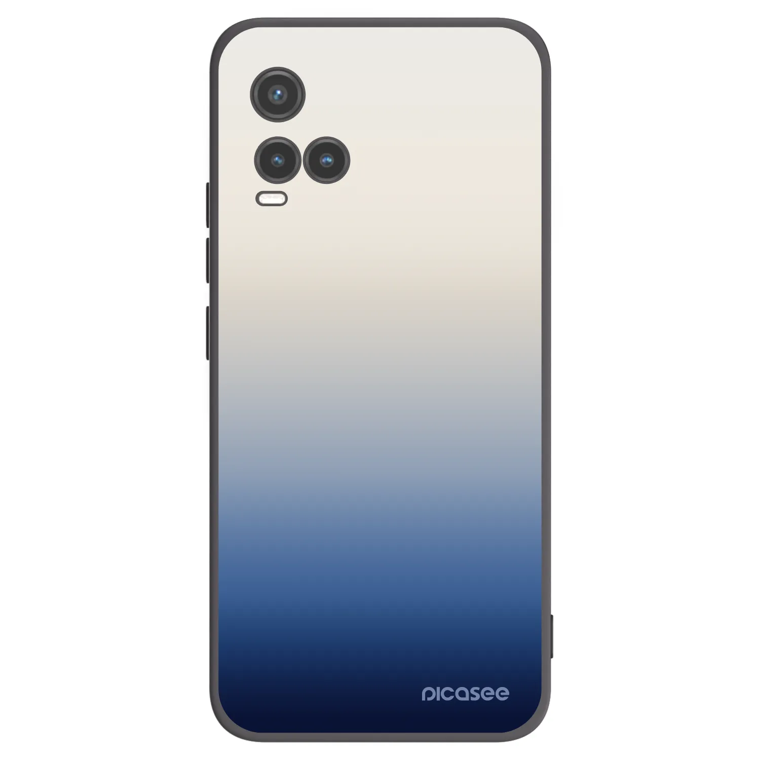 Picasee silikónový čierny obal pre Vivo Y33s - Gravity Fade