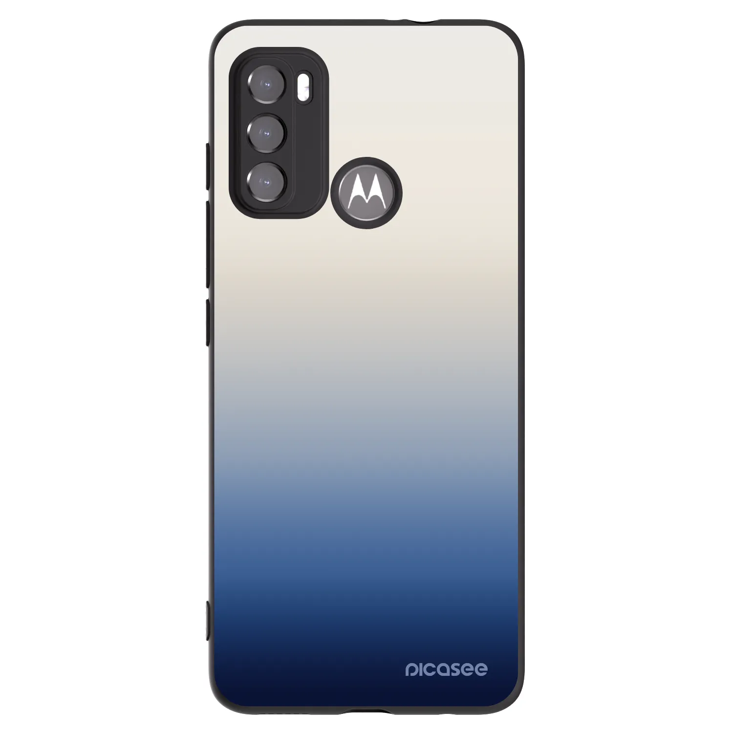 Picasee silikónový čierny obal pre Motorola Moto G60 - Gravity Fade