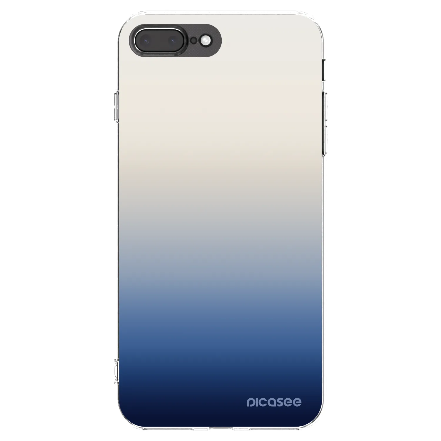 Picasee silikónový prehľadný obal pre Apple iPhone 7 Plus - Gravity Fade