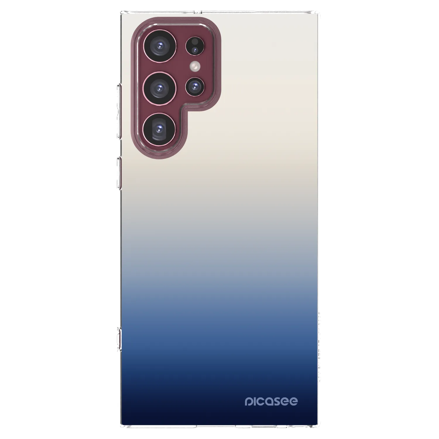 Picasee silikónový prehľadný obal pre Samsung Galaxy S22 Ultra 5G - Gravity Fade