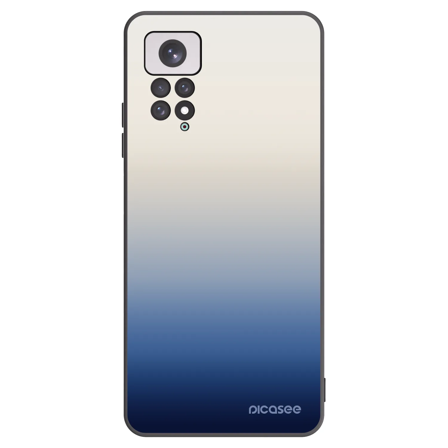 Picasee silikónový čierny obal pre Xiaomi Redmi Note 11 - Gravity Fade