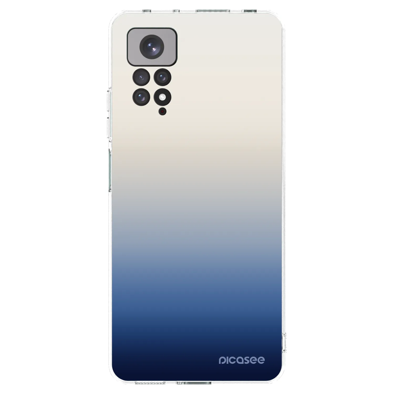 Picasee silikónový prehľadný obal pre Xiaomi Redmi Note 11 - Gravity Fade