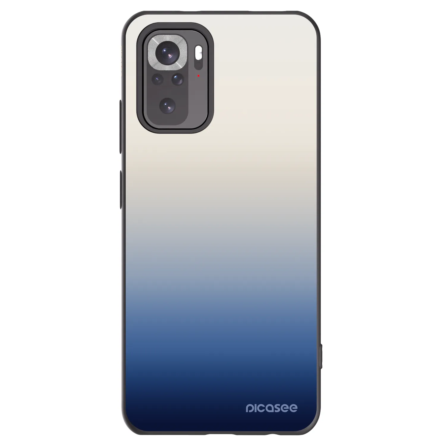Picasee silikónový čierny obal pre Xiaomi Redmi Note 11S 4G - Gravity Fade