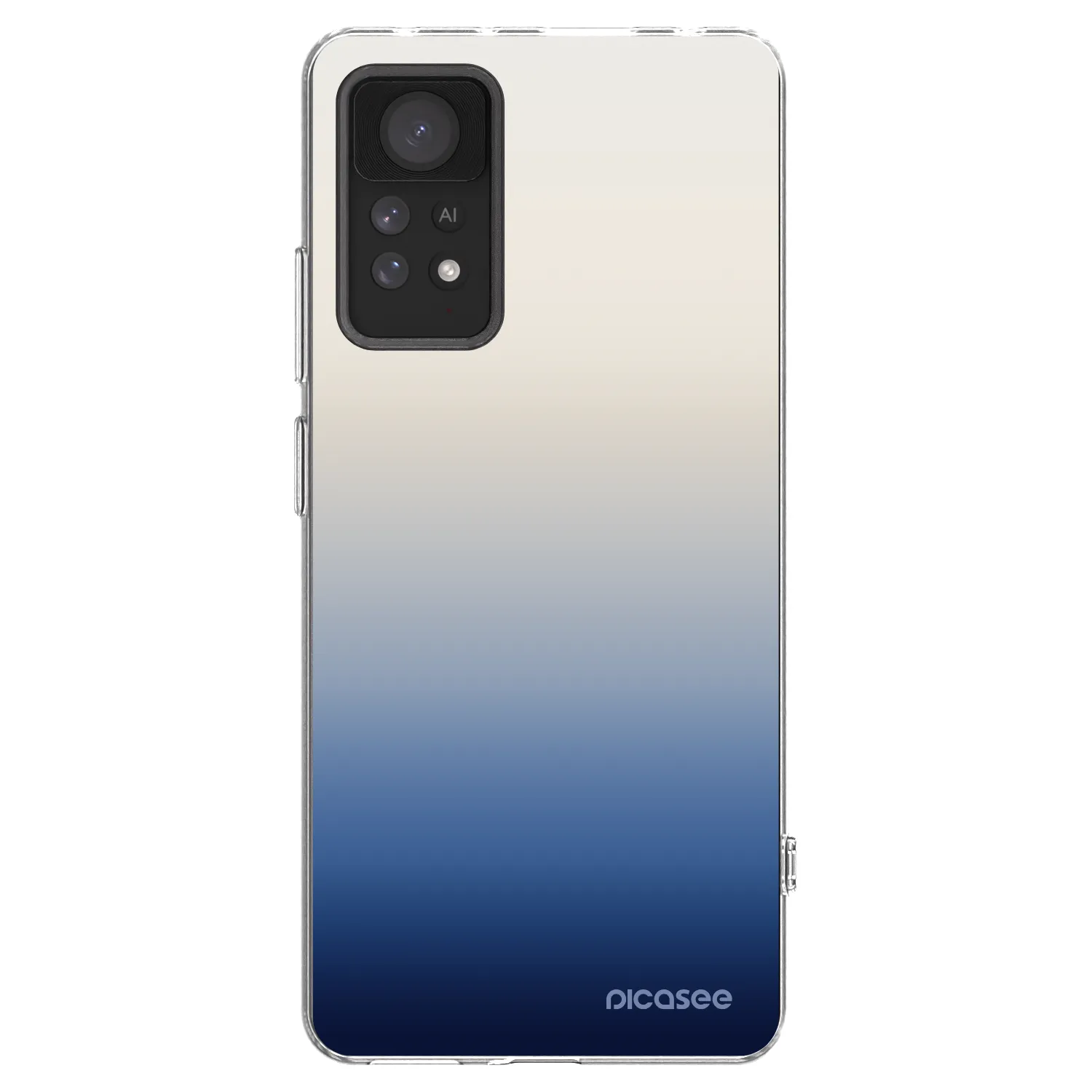 Picasee silikónový prehľadný obal pre Xiaomi Redmi Note 11 Pro - Gravity Fade