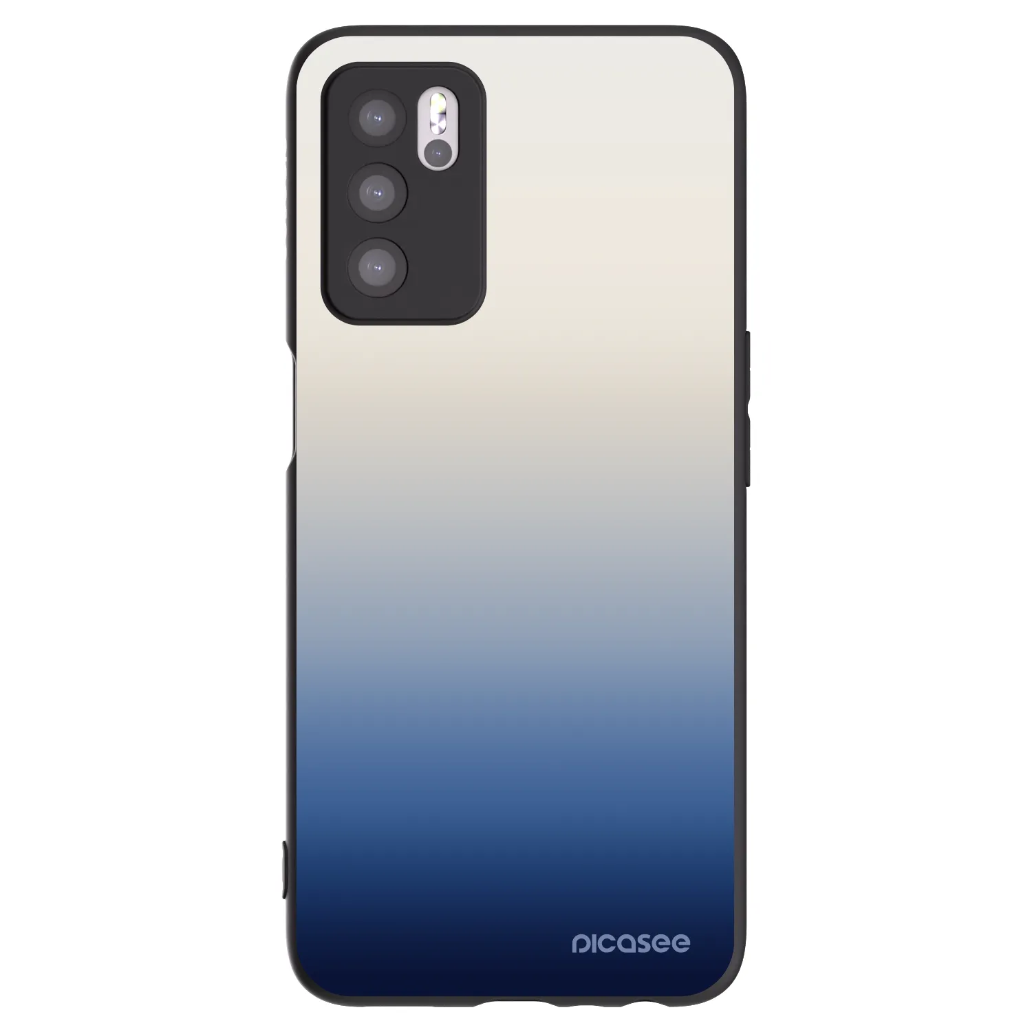 Picasee silikónový čierny obal pre OPPO A16s - Gravity Fade