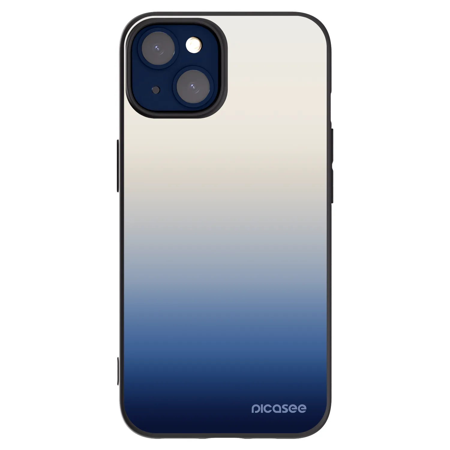 Picasee silikónový čierny obal pre Apple iPhone 14 - Gravity Fade