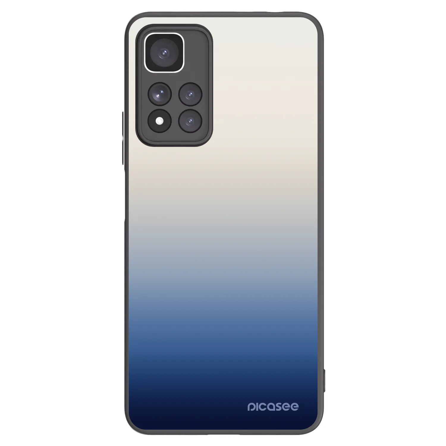 Picasee silikónový čierny obal pre Xiaomi Redmi Note 11 Pro+ 5G - Gravity Fade