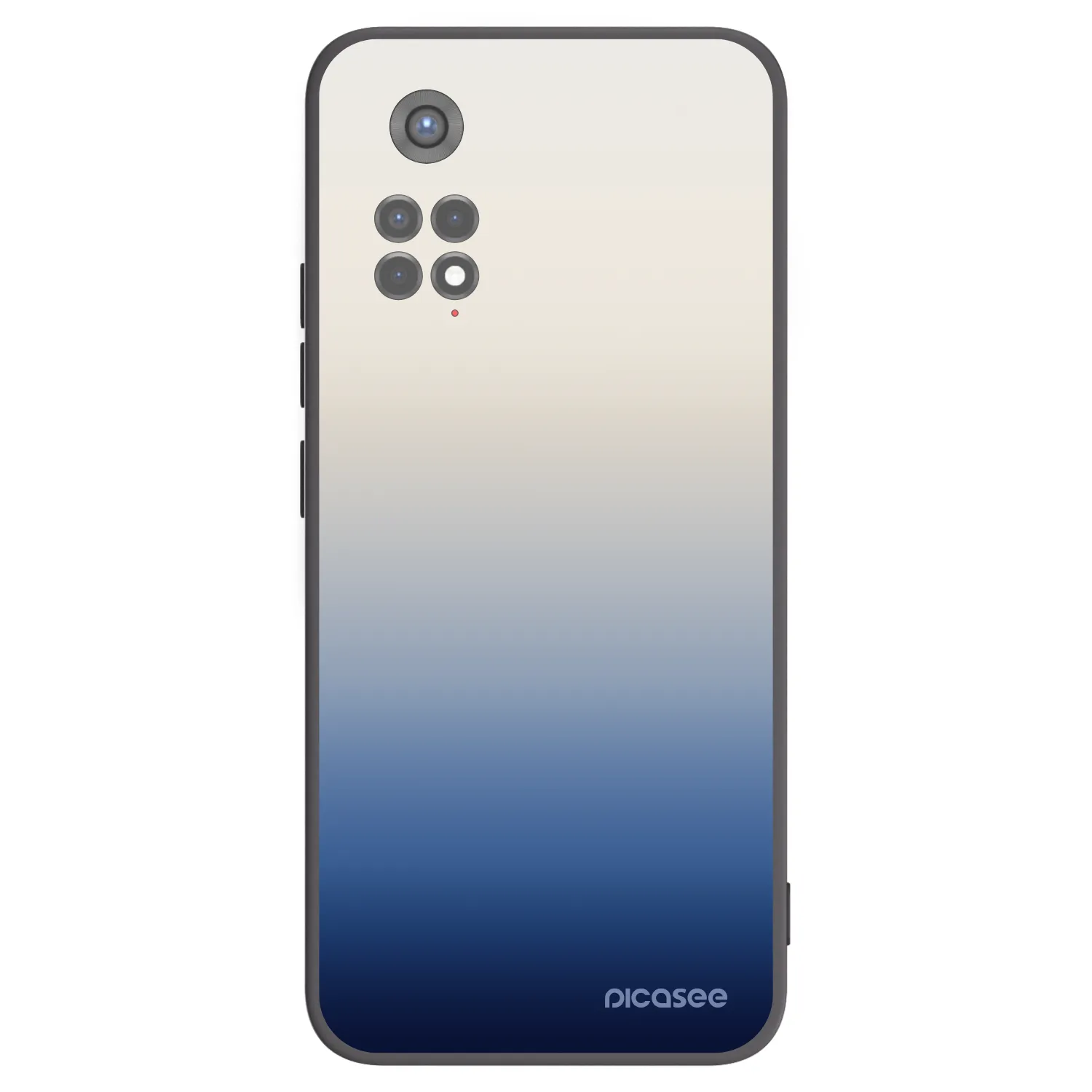 Picasee silikónový čierny obal pre Xiaomi Redmi Note 11S 5G - Gravity Fade
