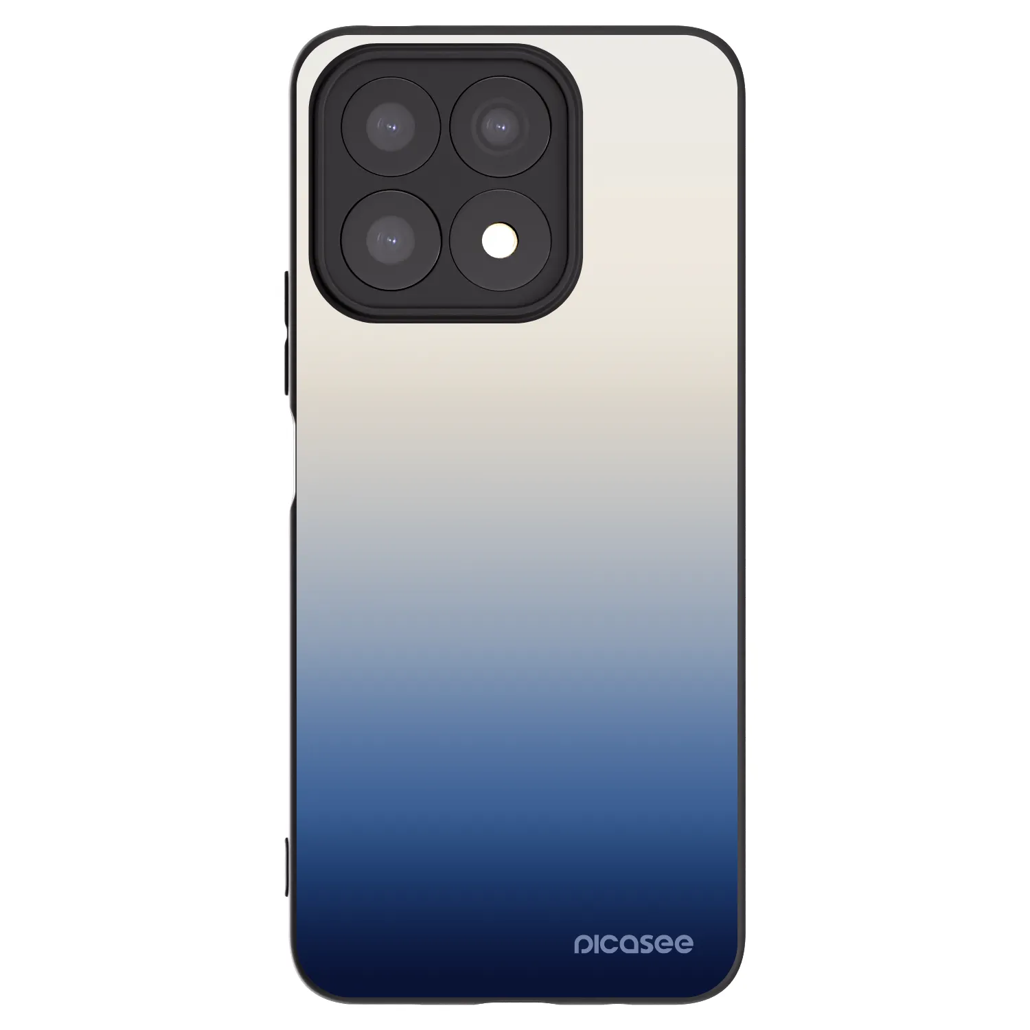 Picasee silikónový čierny obal pre Honor X8a - Gravity Fade
