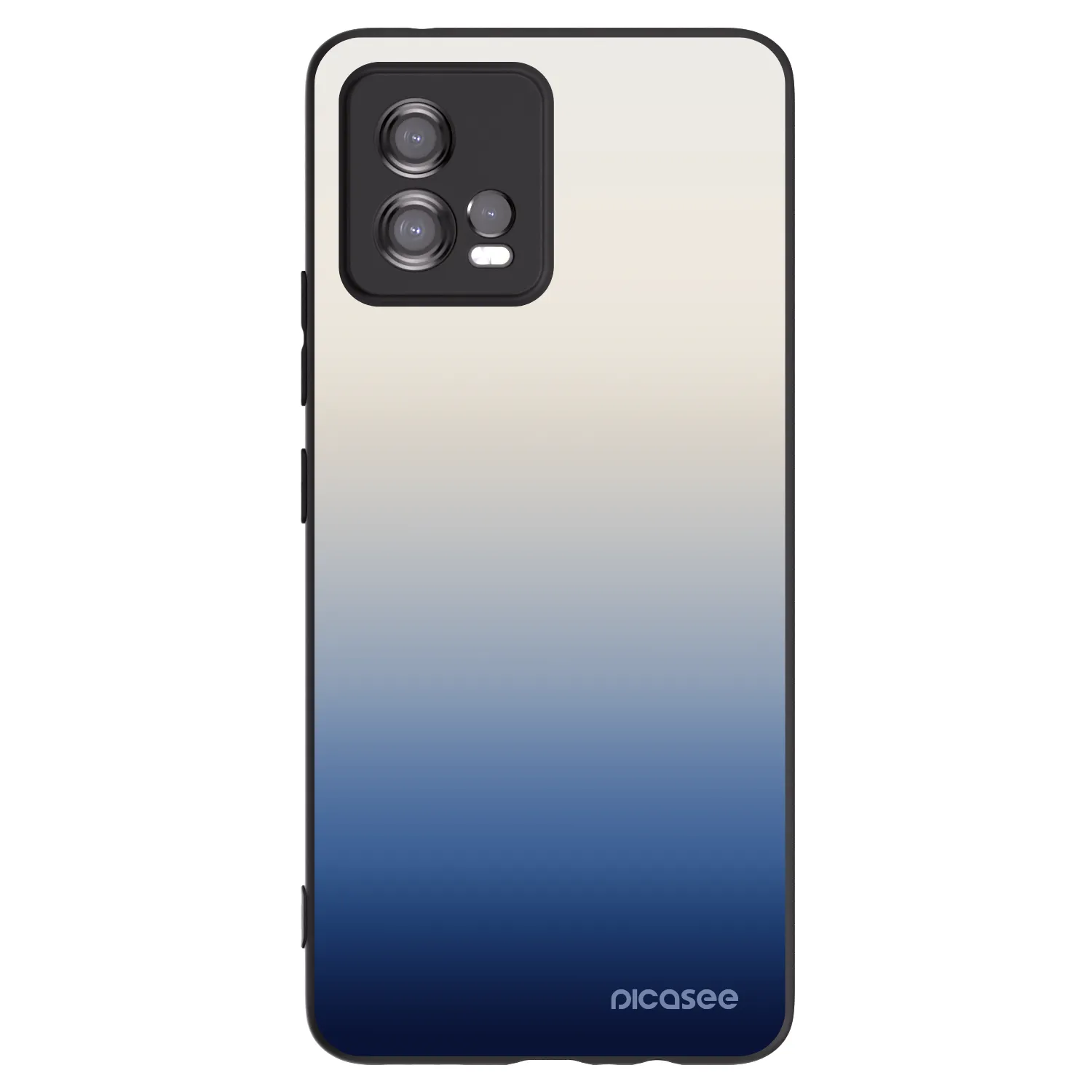 Picasee silikónový čierny obal pre Motorola Moto G72 - Gravity Fade