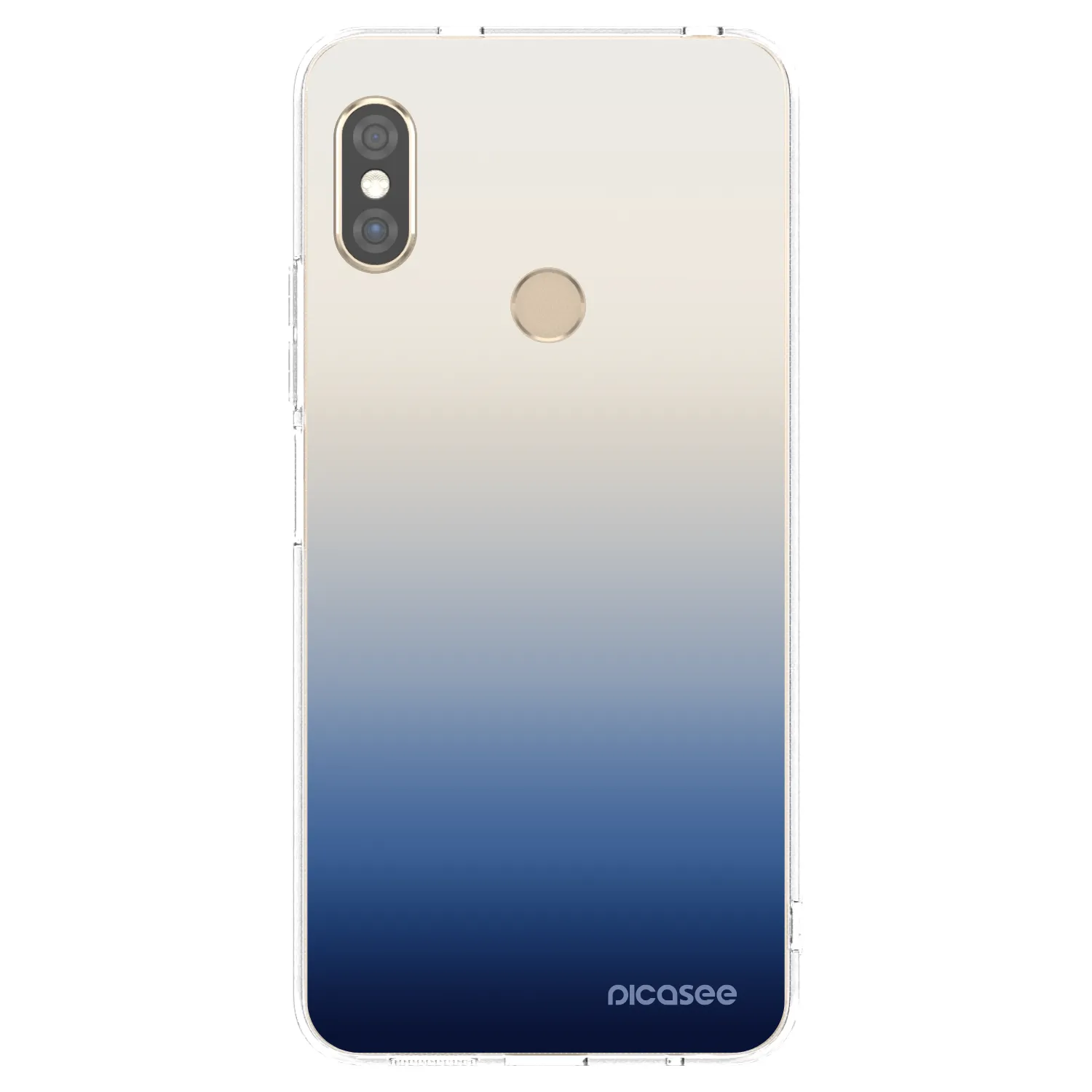 Picasee silikónový prehľadný obal pre Xiaomi Redmi Note 5 Global - Gravity Fade
