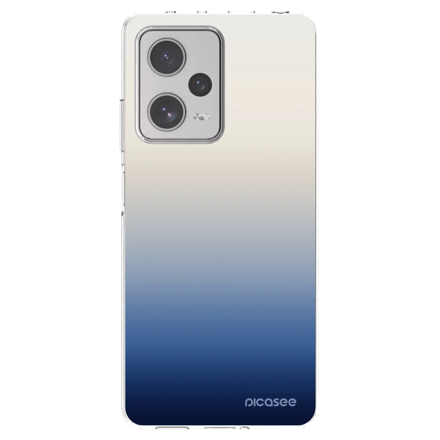 Picasee silikónový prehľadný obal pre Xiaomi Redmi Note 12 Pro+ 5G - Gravity Fade