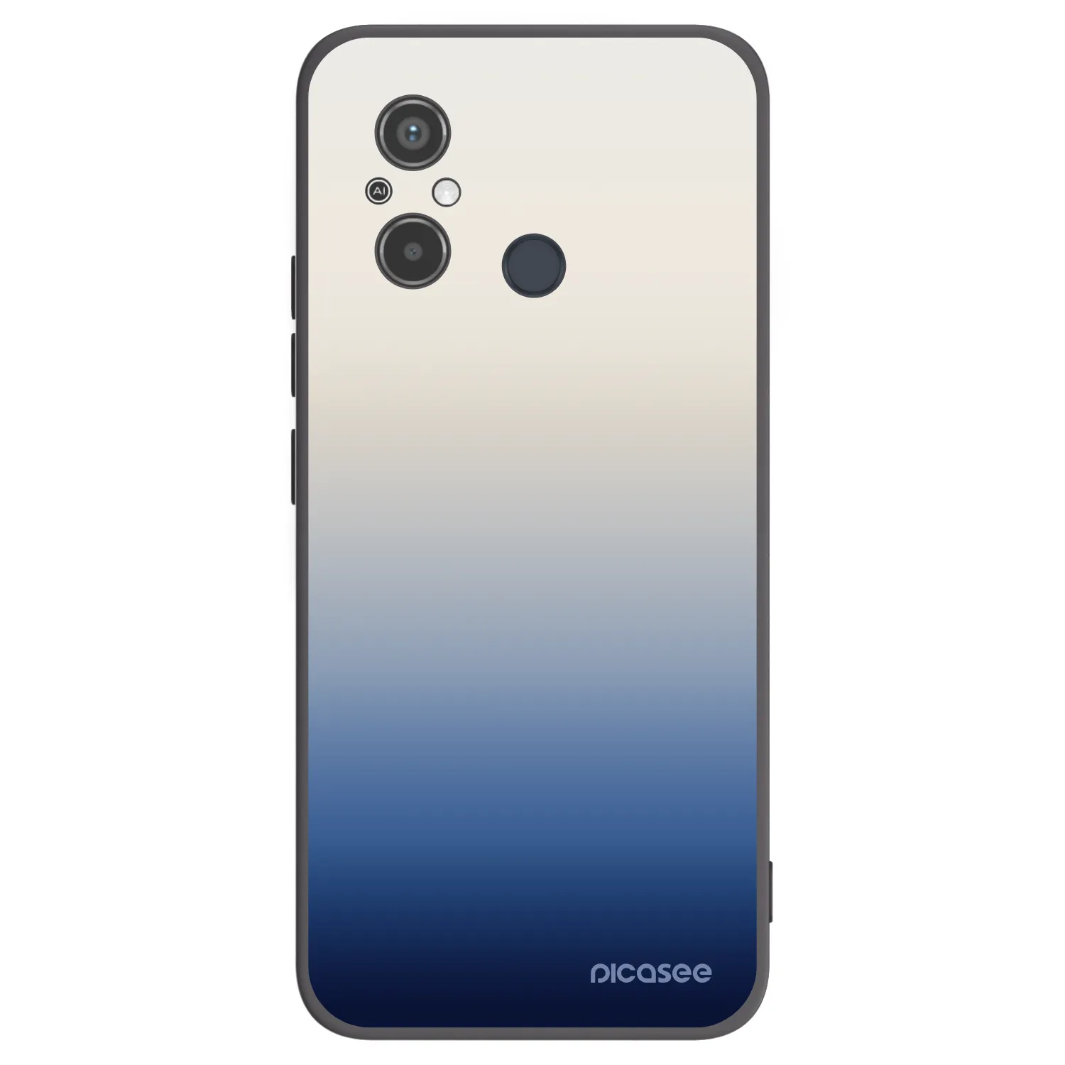 Picasee silikónový čierny obal pre Xiaomi Redmi 12C - Gravity Fade