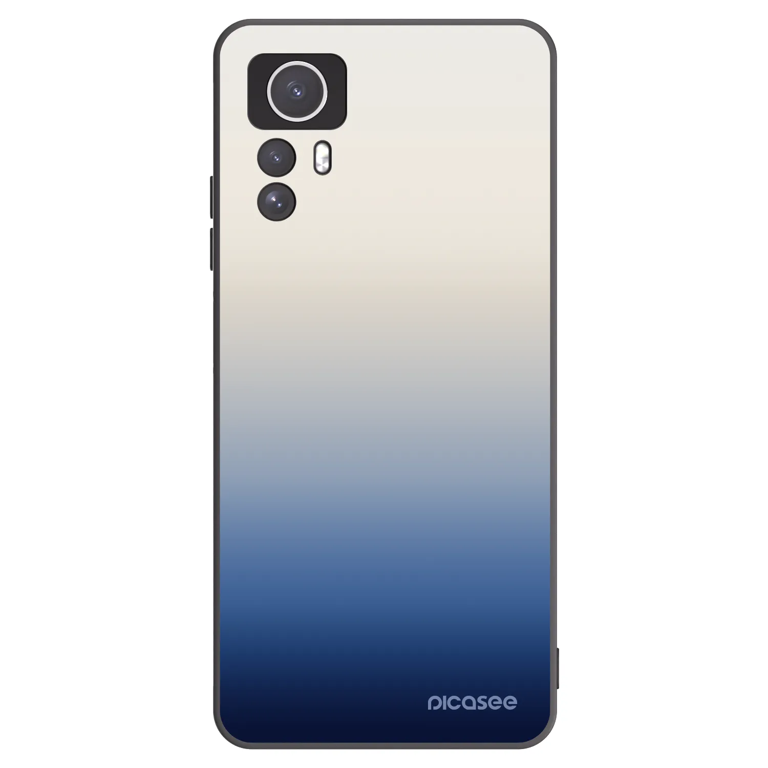 Picasee silikónový čierny obal pre Xiaomi Redmi Note 12S - Gravity Fade