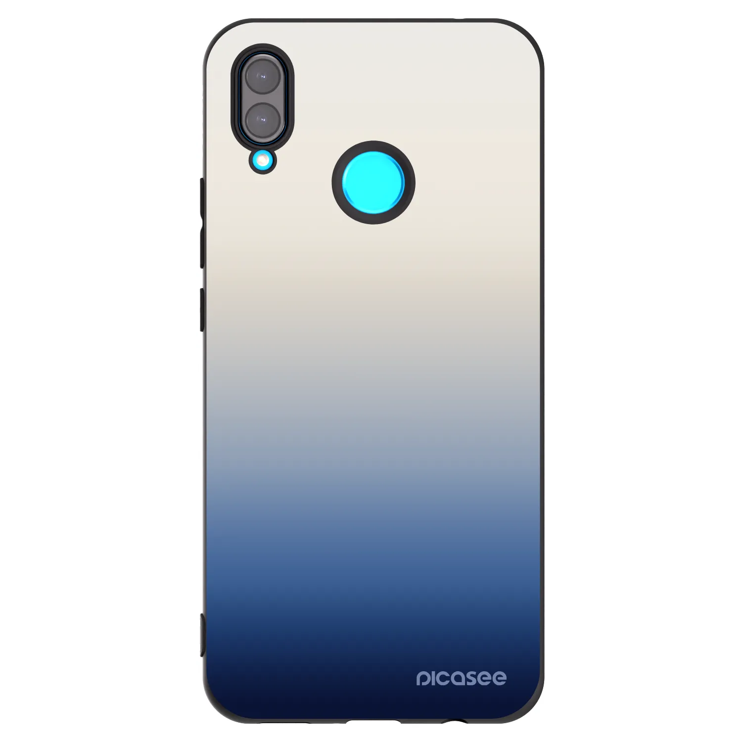 Picasee silikónový čierny obal pre Huawei Nova 3i - Gravity Fade